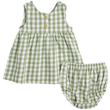 Load image into Gallery viewer, Gingham 2PC Woven Top &amp; Short Set