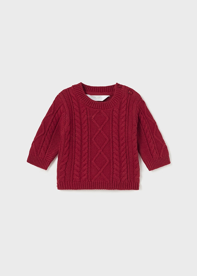Crewneck Cableknit Sweater