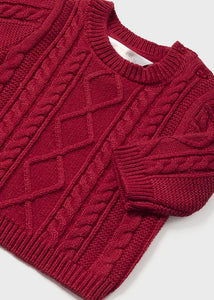 Crewneck Cableknit Sweater