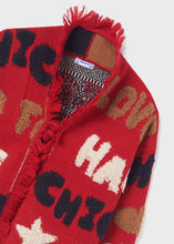 Load image into Gallery viewer, Intarsia Chic Fringe Cardigan