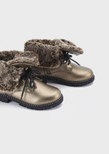 Load image into Gallery viewer, Faux Fur Lined Biker Boots Mid
