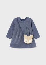 Load image into Gallery viewer, L/S Shimmer Dress w/ Bag