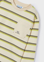 Load image into Gallery viewer, L/S Stripe Pkt Tee