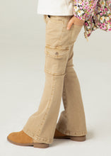 Load image into Gallery viewer, Flared Cargo Pants