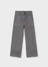 Load image into Gallery viewer, High Waist Wide Leg Twill Pant