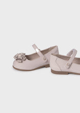 Load image into Gallery viewer, Patent Leather Satin Flower Maryjane