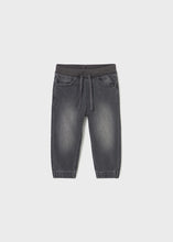 Load image into Gallery viewer, Soft Denim Jogger Pant- Grey
