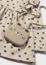 Load image into Gallery viewer, L/S Polka Dot Dress & Bag