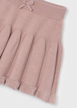 Load image into Gallery viewer, Trimmed Knit Swing Skirt