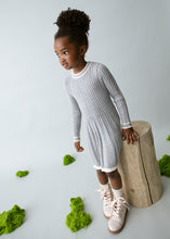 Load image into Gallery viewer, Cable Knit Dress- Grey
