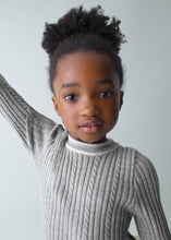 Load image into Gallery viewer, Cable Knit Dress- Grey