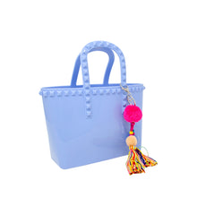 Load image into Gallery viewer, Tiny Jelly Tote Bag- Baby Blue