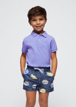 Load image into Gallery viewer, Smiley Face Printed Swim Short