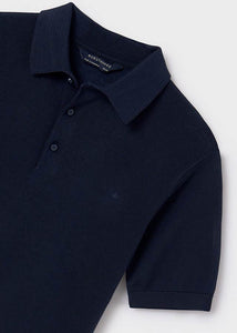 Fine Knit Solid S/S Polo