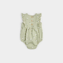 Load image into Gallery viewer, Floral Ribbed Bubble Romper