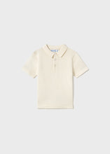 Load image into Gallery viewer, Fine Knit S/S Polo- Yogurt
