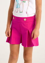 Load image into Gallery viewer, Pleat Buttoned Knit Short