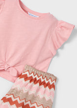 Load image into Gallery viewer, Knit Flutter Top & Short Set