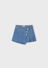 Load image into Gallery viewer, Wrap Buttoned Denim Skirt