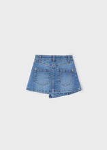 Load image into Gallery viewer, Wrap Buttoned Denim Skirt