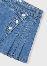 Load image into Gallery viewer, Wrap Buttoned Denim Skirt