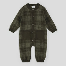 Load image into Gallery viewer, L/S Gingham Knit Playsuit