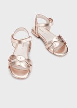 Load image into Gallery viewer, Scallop Leather Sandal