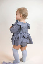 Load image into Gallery viewer, Ruffled Lap Dress Set- Ash