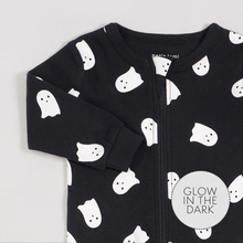 Load image into Gallery viewer, Ghost Glow L/S Footed Sleeper