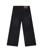 Load image into Gallery viewer, Wide Leg Denim Pant- Dark Grey