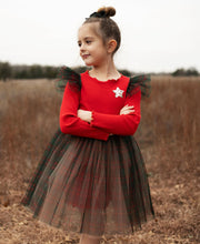 Load image into Gallery viewer, Checker Frill Tutu Dress