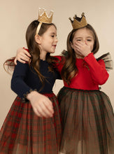 Load image into Gallery viewer, Checker Frill Tutu Dress