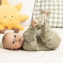 Load image into Gallery viewer, L/S Knit Footed Sleeper- Tennis Print