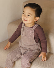 Load image into Gallery viewer, Baby Overall- Plum Gingham