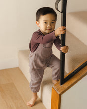 Load image into Gallery viewer, Baby Overall- Plum Gingham