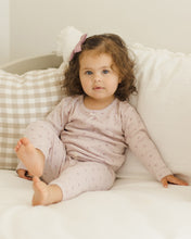 Load image into Gallery viewer, Pointelle L/S Tee + Legging- Lilac Ditsy