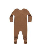 Load image into Gallery viewer, Pointelle Wrap Footie- Cinnamon