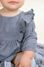 Load image into Gallery viewer, Ruffled Lap Dress Set- Ash