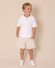 Load image into Gallery viewer, Crochet Polo Top