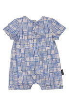 Load image into Gallery viewer, Short Sketched Check Romper