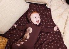 Load image into Gallery viewer, Watercolor Floral Footie- Berry