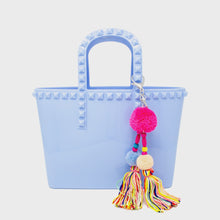 Load image into Gallery viewer, Tiny Jelly Tote Bag- Baby Blue