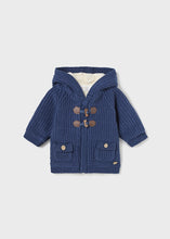 Load image into Gallery viewer, Knit Lined Toggle Cardigan