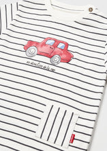 Load image into Gallery viewer, Car Striped Graphic Tee