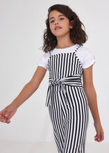 Load image into Gallery viewer, Stripes Tie Waist Jumpsuit