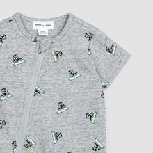 Load image into Gallery viewer, Inline Blade S/S Zip Playsuit
