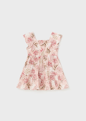 Textured Knit Printed Dress