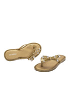 Load image into Gallery viewer, Gold Glitter Flip Flop II