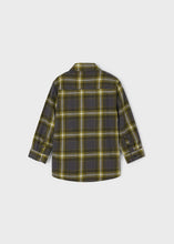 Load image into Gallery viewer, Lined Checked Overshirt- Oil