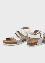 Load image into Gallery viewer, Patent Glitter Sandal BG